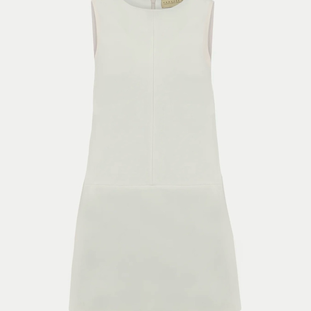 Classic Six Twiggy Ivory Sleeveless Dress- NWT size 6